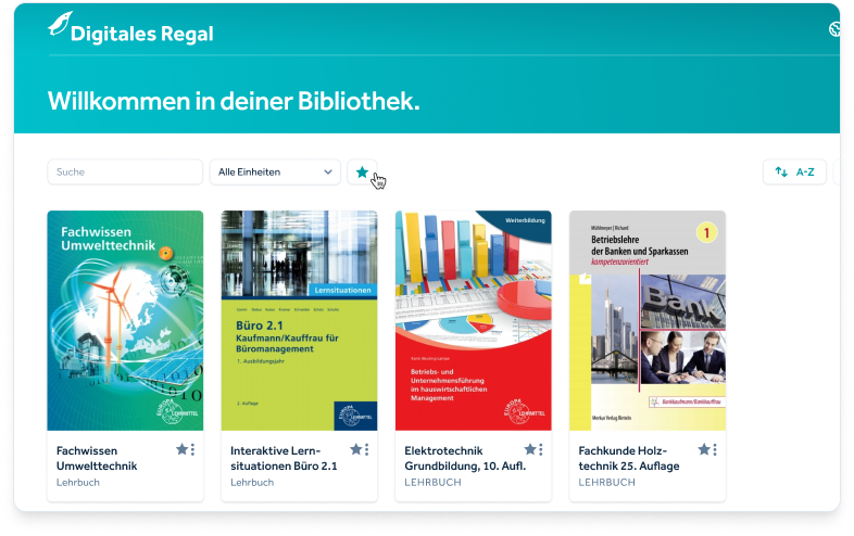  Favorisieren Sie Ihre Lernmedien - im Digitalen Regal