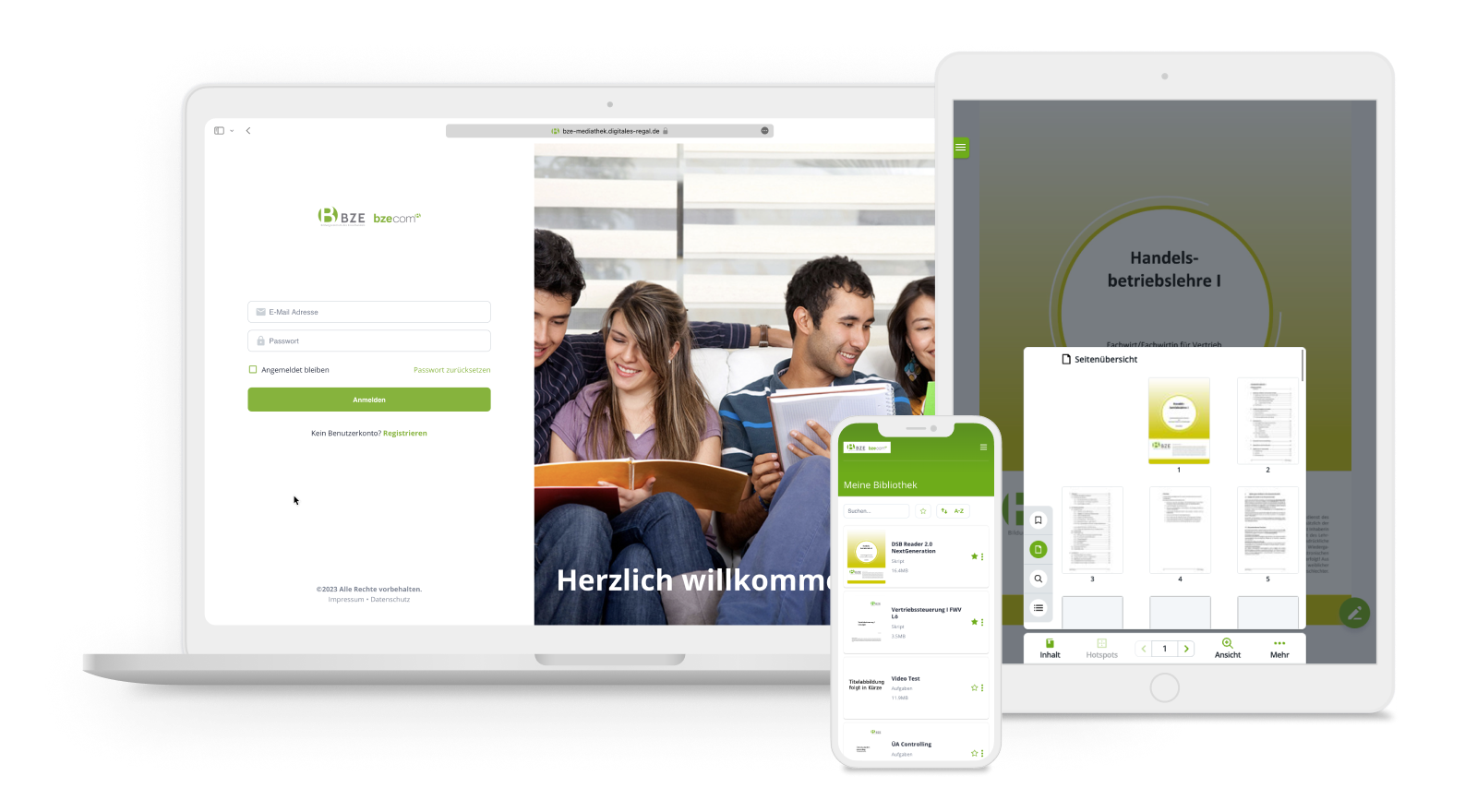 Referenz Bildungszentrum des Einzelhandels | Digitales Regal