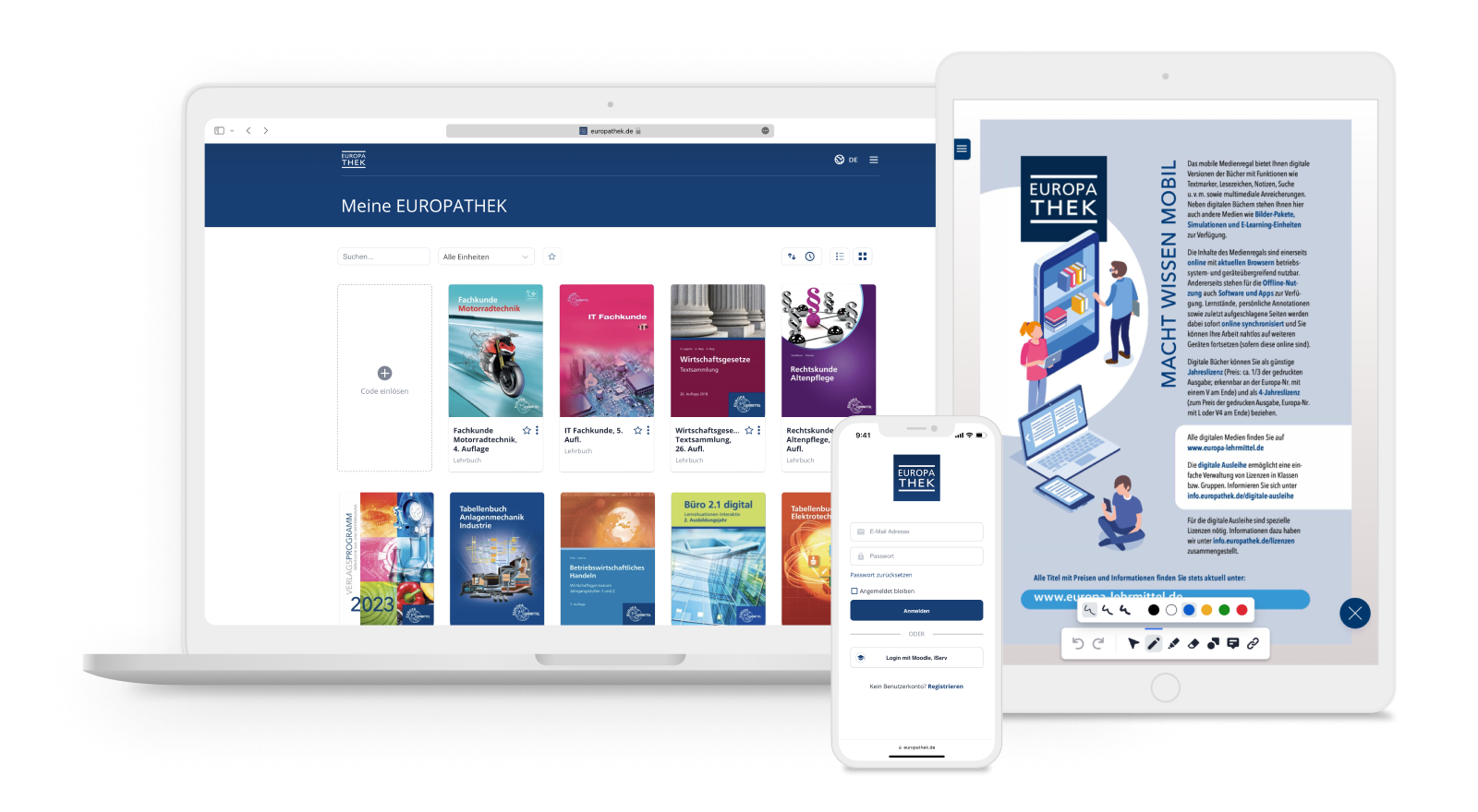 Referenz Verlag Europa-Lehrmittel | Digitales Regal